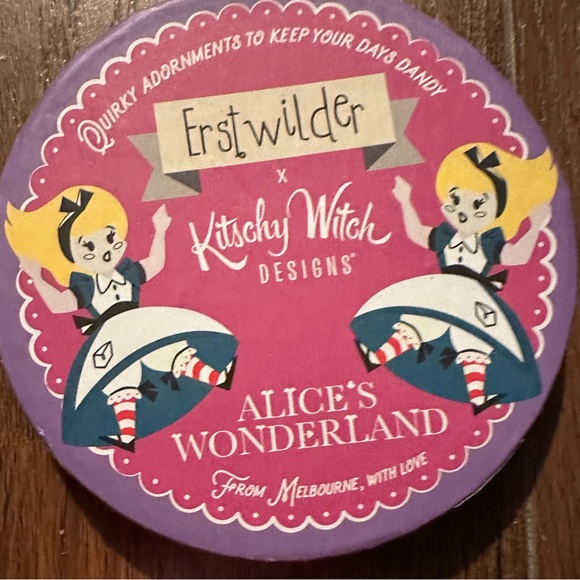 Alice’s Wonderland Tea Cup Brooch by Erstwilder - Picture 6 of 7